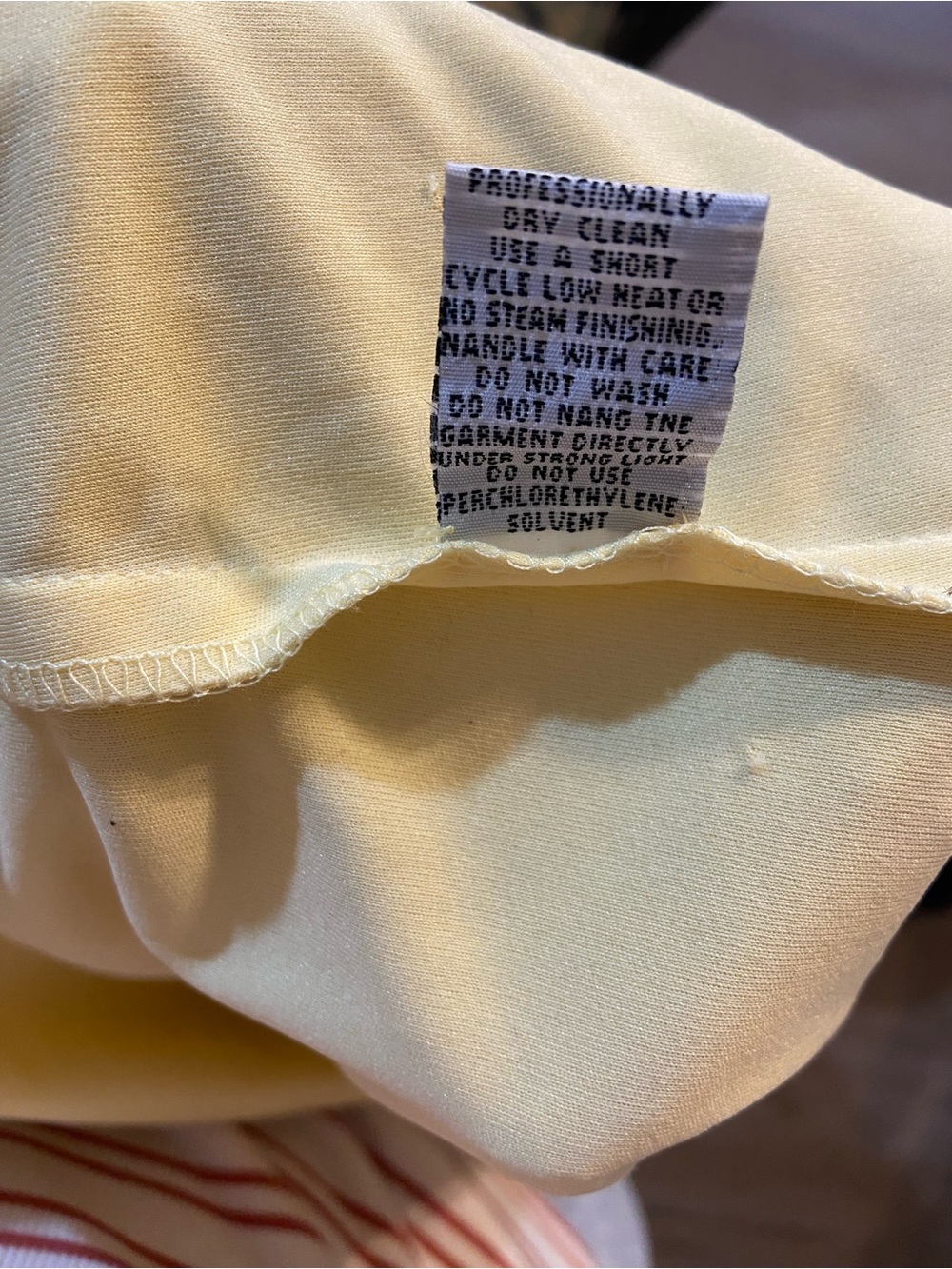 Cache Vintage Y2K Butter Yellow Beaded Formal Dress - Picture 6 of 7
